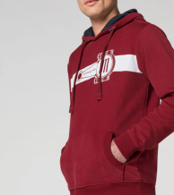 Kapucnis hajtókaros pulóver - Essential kollekció