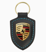 Okos Porsche címeres kulcstartó